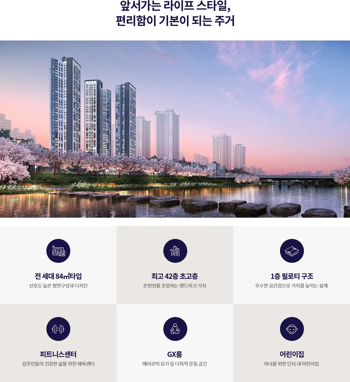 동래 반도유보라 단지배치도 1