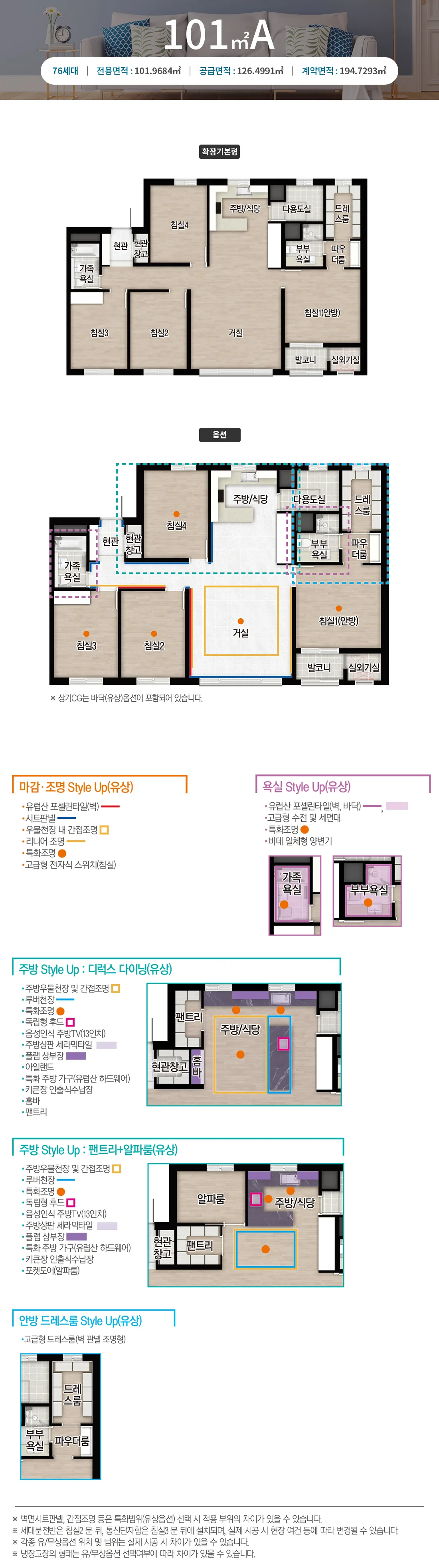 음성자이 센트럴시티 타입 8 평면도
