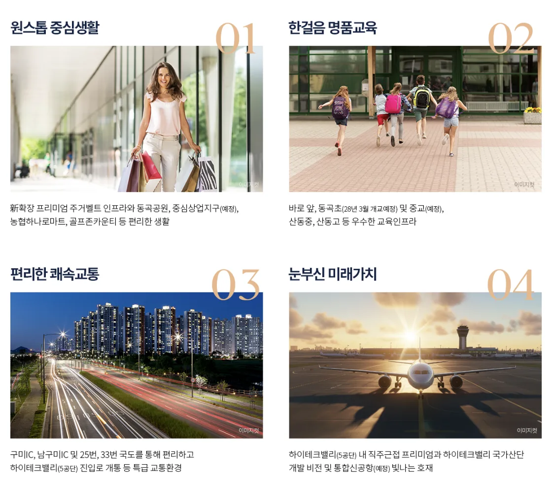구미 신확장 로제비앙 메가시티 입지환경 2