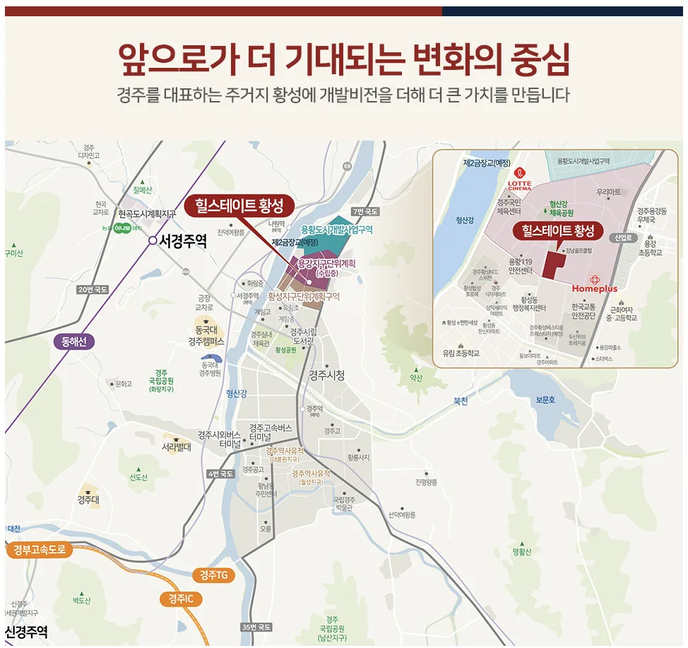 경주 황성 힐스테이트 입지환경 1