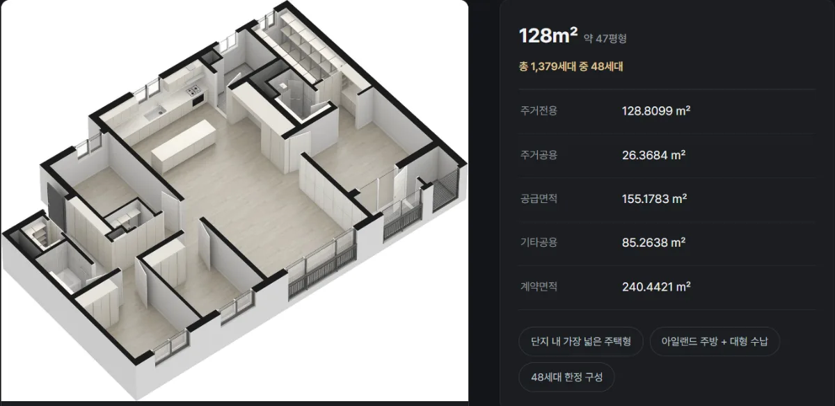 김해 신문 센트럴 아이파크 평면도 4