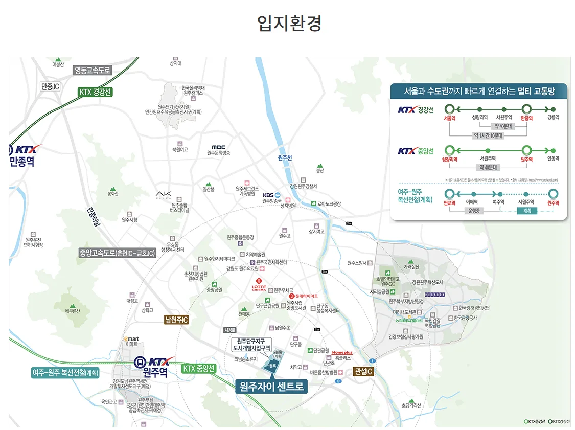 원주자이 센트로 입지환경 1