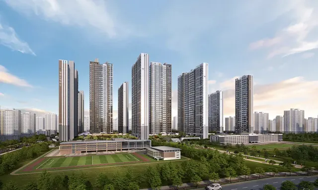평택 브레인시티 대광로제비앙 그랜드센텀 조감도
