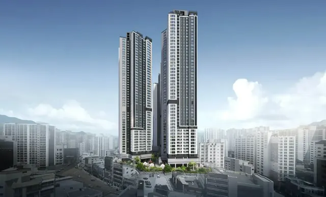 금정산 하늘채 루미엘 조감도