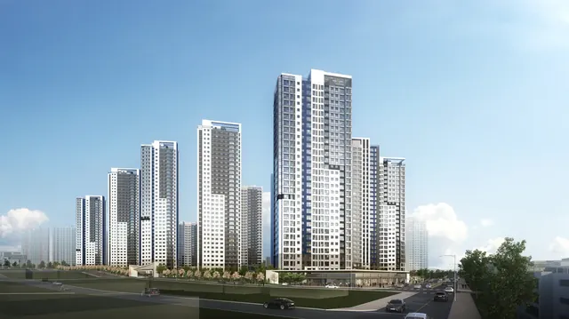 대전 성남 우미린 뉴시티 조감도